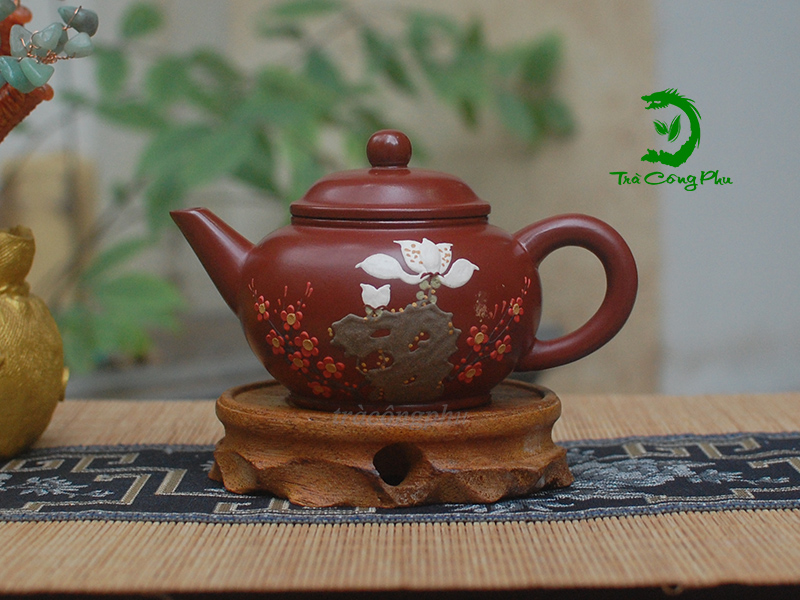 Ấm Tử Sa Thuỷ Bình Hồ Quang Sơn Sắc - ATS1396